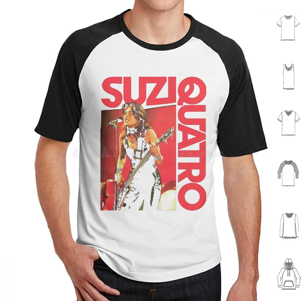 Suzi Quatro Glam Queen T Shirt Cotton Men Women Diy Print Suzi Quatro Glam Queen