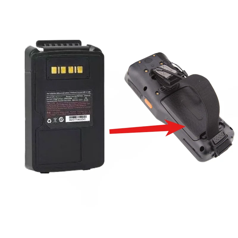100% New High Quality HBL5000S Replacement Battery For Urovo Barcode Scanner V5100 V5000S HBL5100 PDA Battery 3.8V 4500mAh