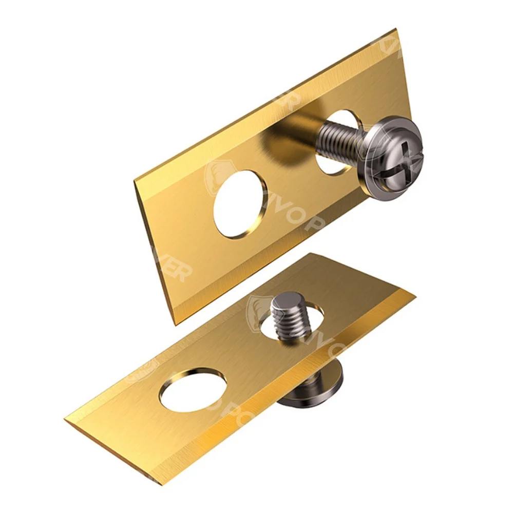 Robot Lawn Mower Replacement For blades Made of Stainless Steel Featuring Dual Hole Mounting for Broad Compatibility