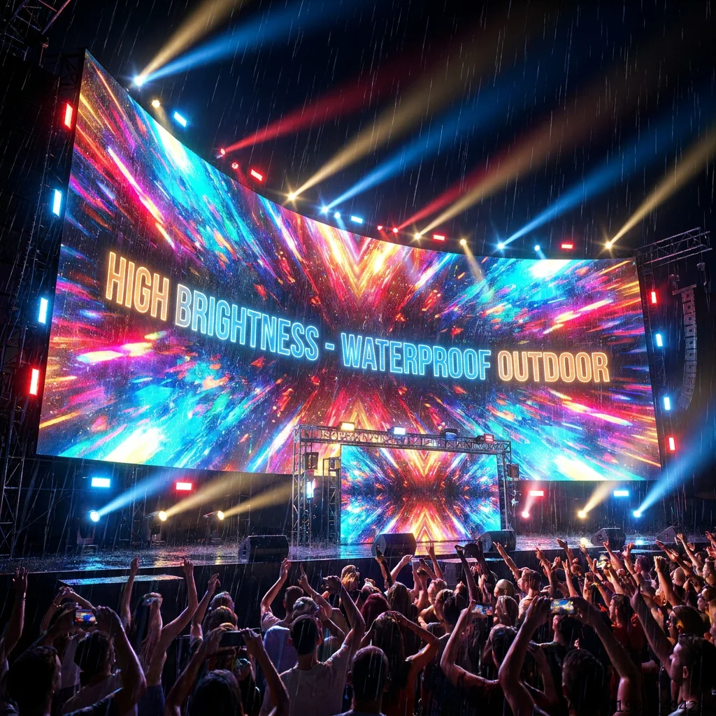 P2.6 P2.9 P3.91 High Brightness Outdoor Stage Rental LED Advertising Screen Full Color LED Display Panel for Concert Events