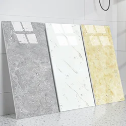 Imitation Ceramic Tile Wall Sticker Wallpaper Self-adhesive 3D Wall Decoration Bathroom Waterproof Marble Kitchen Wall Stickers