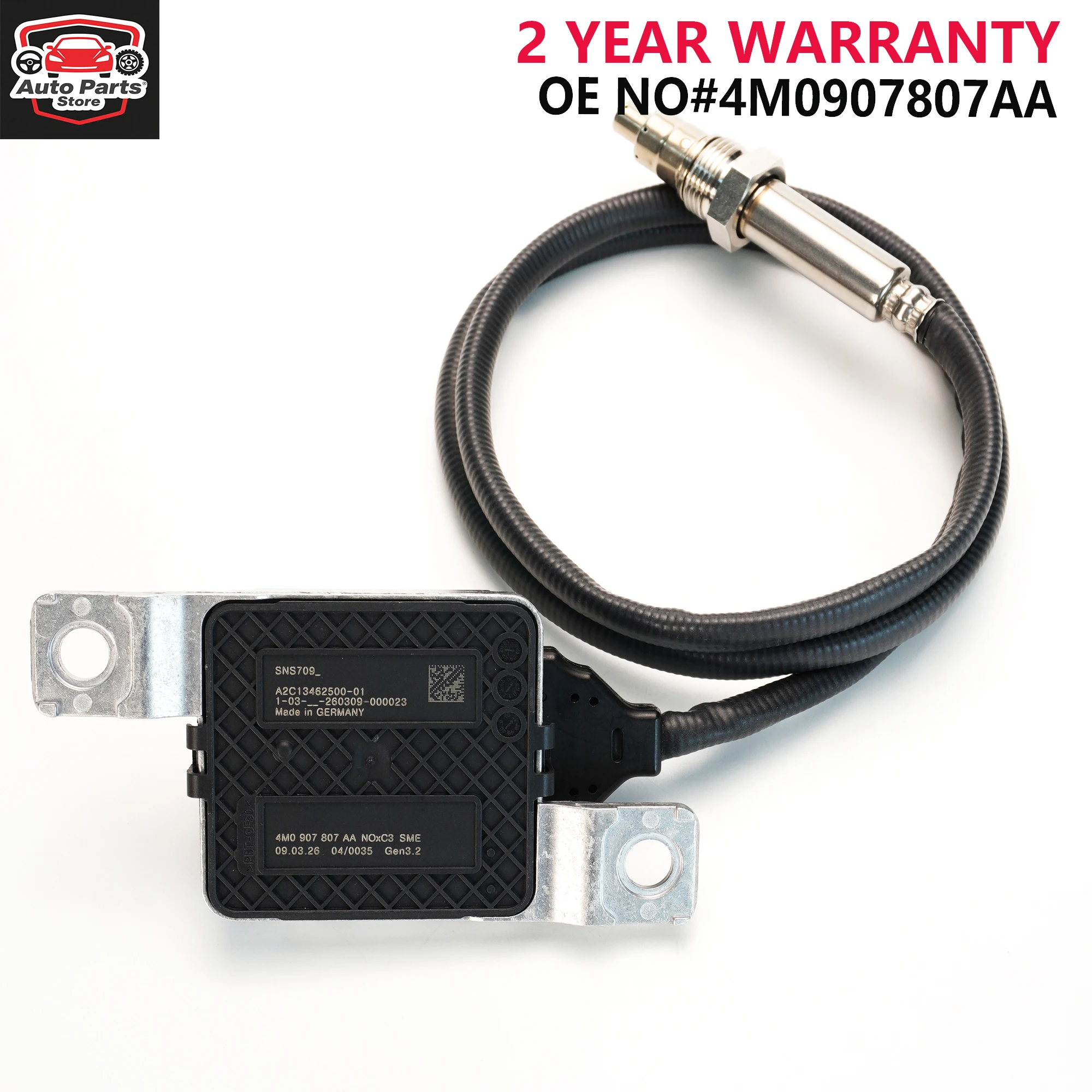 

4M0907807AA NOx Sensor Nitrogen Oxide Sensor For Audi Q7 VW Touareg 3.0 TDI Diesel Exhaust Parts