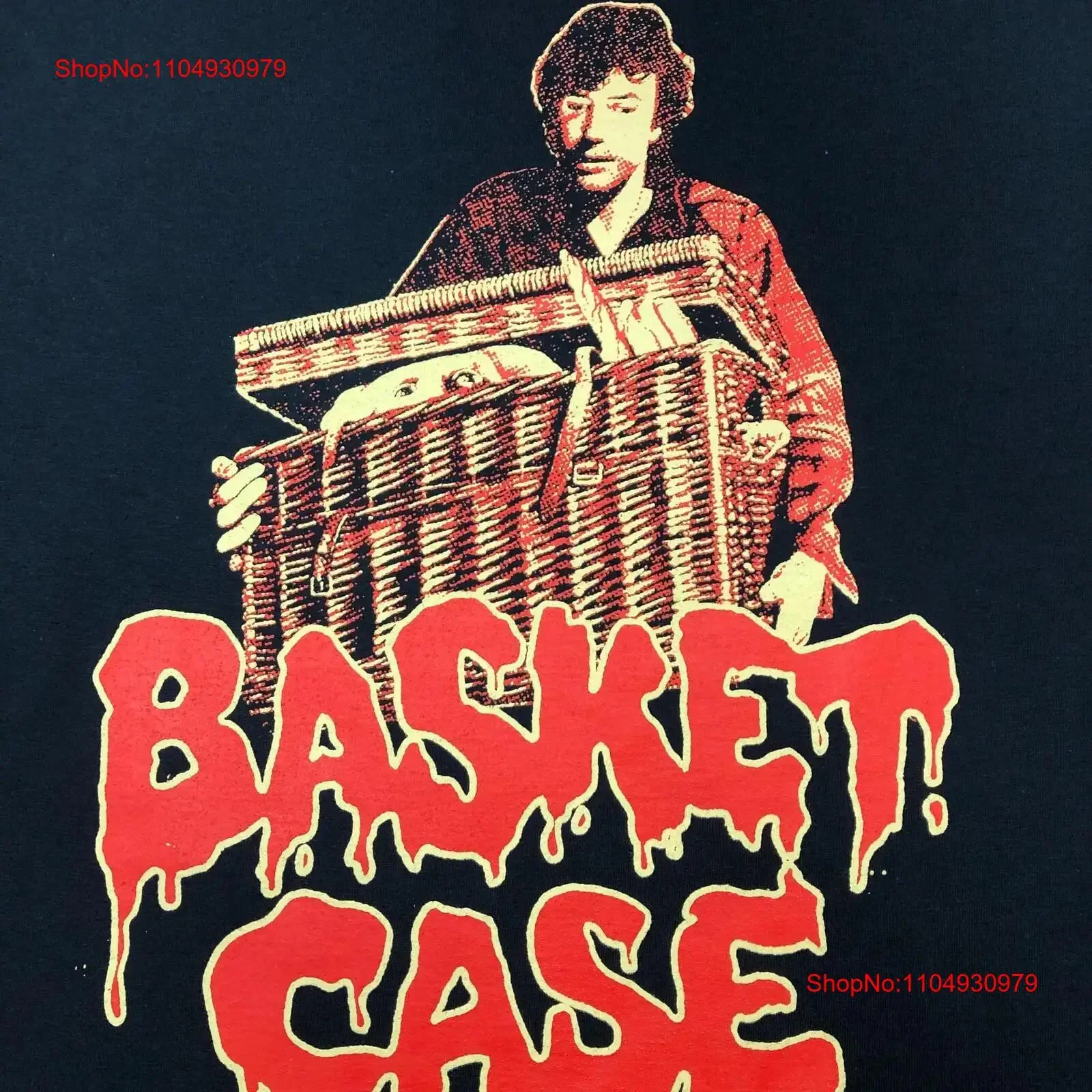 BASKET CASE Camiseta vintage Lavado homme Elegante Suave Versátil Ropa de diseñador Estirado Cómoda moda gráfica