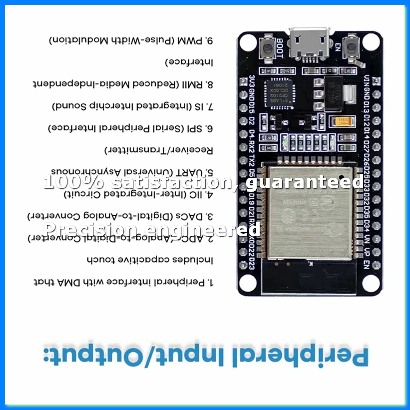 Kit de développement ESP32 ESP-32S WIFI IoT pour projets d'apprentissage, kit de base avec tutoriel, kit DIY - A07G