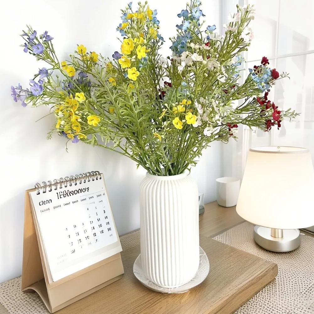 

Artificial Stars Chamomile Branches Handmade Flower Branches for Home Garden Decoration DIY Wreath Materials Wedding Decoration