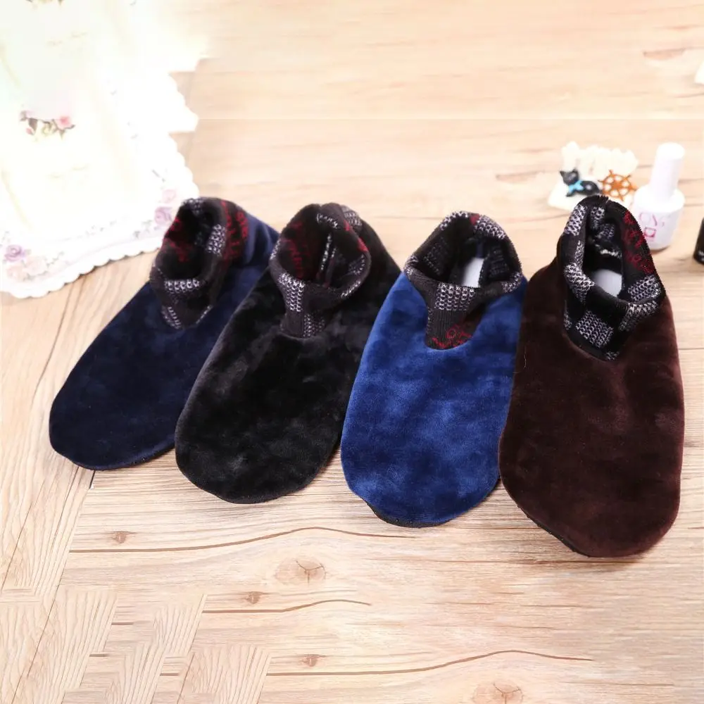 أزياء الشتاء الدافئة المنزل السرير جورب داخلي الحرارية رشاقته جوارب يمكن السير بها على الأرض مطاطا القطبية الصوف عدم الانزلاق Sockings للنساء رجل #2