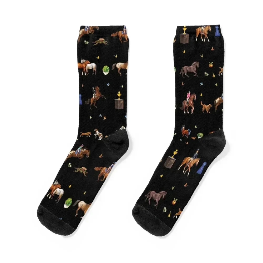 For Horse Lovers Socks snow crazy Socks Girl Men's