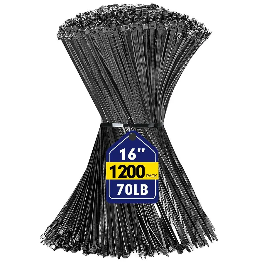 Ties, 1200Pcs Black…