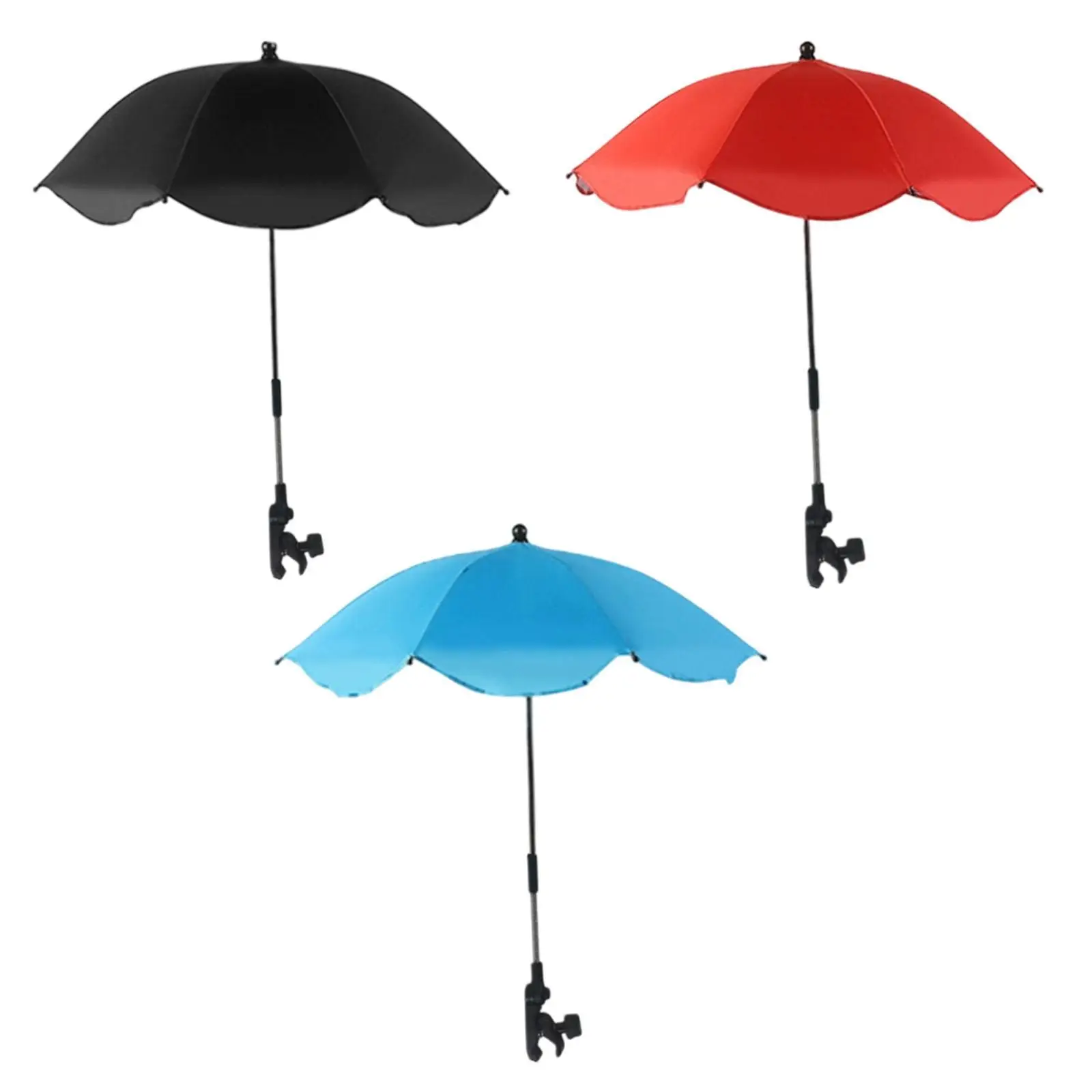

Sports Chair Umbrella, Stroller Umbrella with Clip, Tear Resistant, Waterproof for Outdoor Fishing And Camping