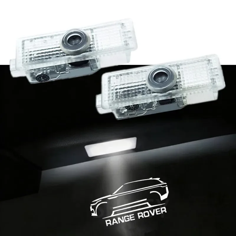 2X LED Car Door Welcome Ghost Shadow Lights Bulbs Accessories For Range Rover Sport 2003-2020 2014 2015 2016 2017 2018 2019 2020