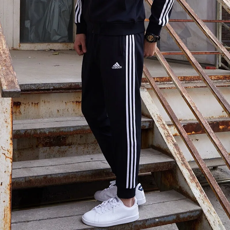 Adidas Fashion Knitted Long Pants, Classic Three - stripes, Suitable for Diverse Sports Scenarios