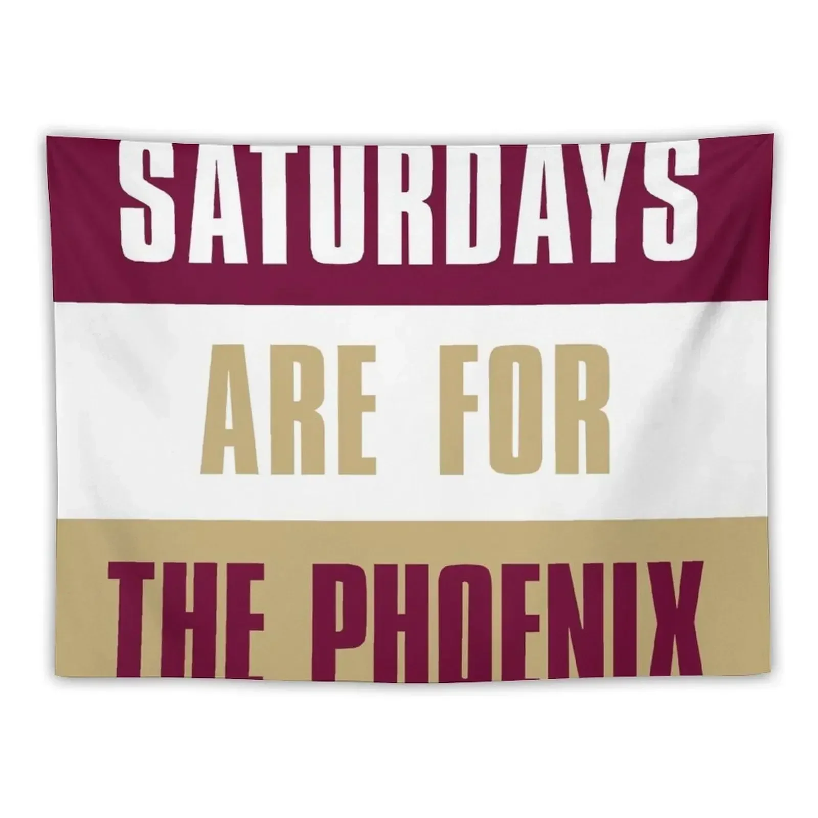 

Saturdays are for The Phoenix, Elon University Tapestry Hanging Wall Cute Decor Aesthetic Room Decoration Tapestry