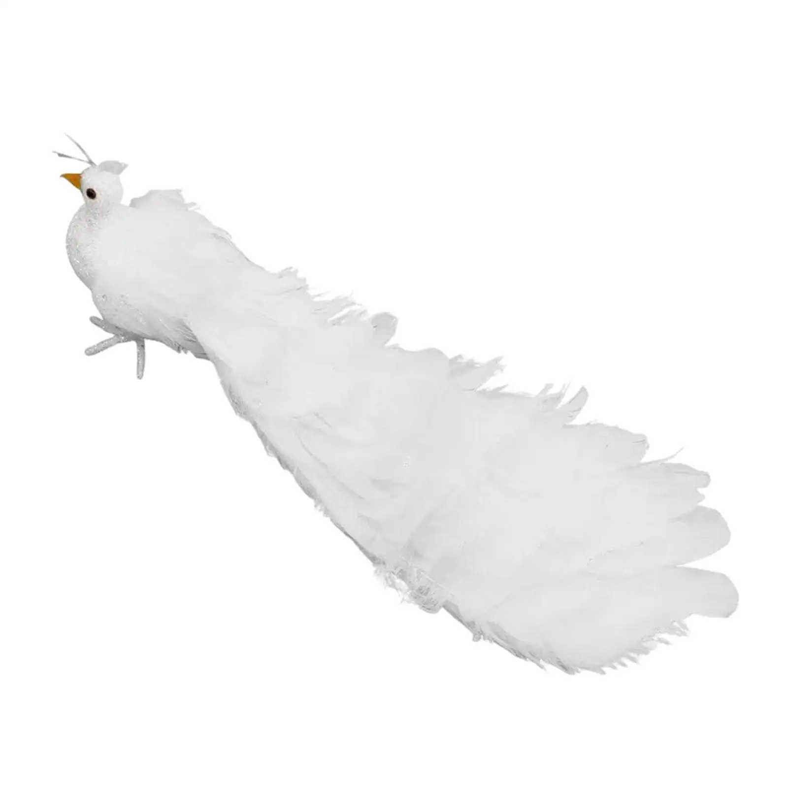 Peacock Simulation Bird Statue for Micro Landscape Outdoor Yard Art