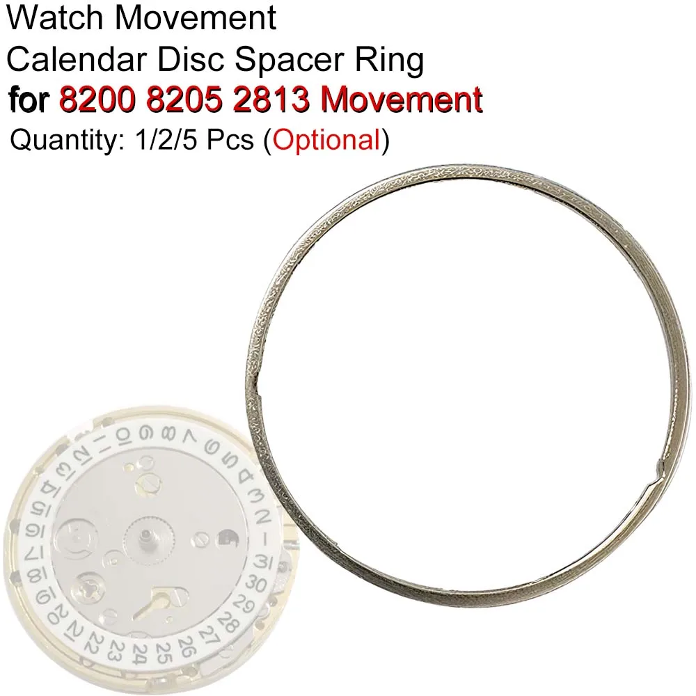1/2 Pcs Metal Spacer Ring for 8200 8205 2813 Movement Calendar Disc Washer Rings Day Wheel Gaskets Watch Repair Part