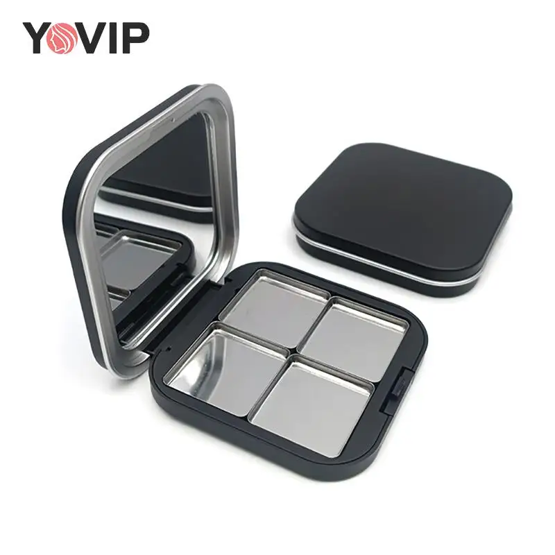 Makeup Beginners DIY Eye Shadow Storage Box Empty Eyeshadow Palette Eye For Women Girls Makeup Storage Dish With Mirror Tools