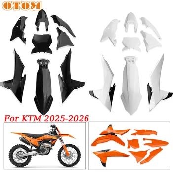 Kompletny zestaw plastikowych owiewek motocyklowych 2025-2026, osłony, błotniki, panele boczne, osłona zbiornika paliwa do KTM SX SXF XC XCF XCW EXC 125-500