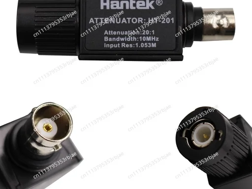 HT201 Passive Signal Attenuator, 20:1 Attenuation Ratio, 10MHz Bandwidth for Oscilloscope