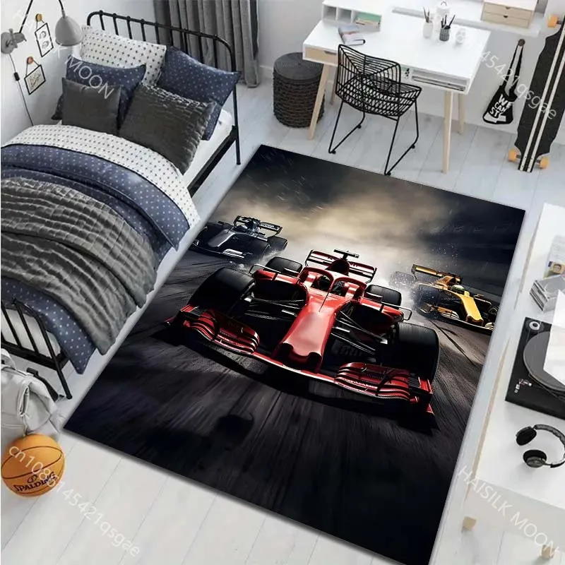 6 Styles Super Racing Pattern Carpet for Living Room Bedroom Sofa Home Decor Non-slip Floor Mat  Play Mats Area Rug