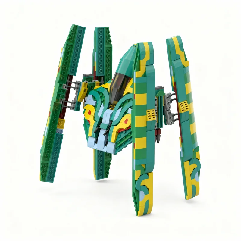 

669PCS MOC Space Battle Coatl Customized Teratorn Model DIY Creative Ideas Assembly Building Blocks Birthday Gift Display Set