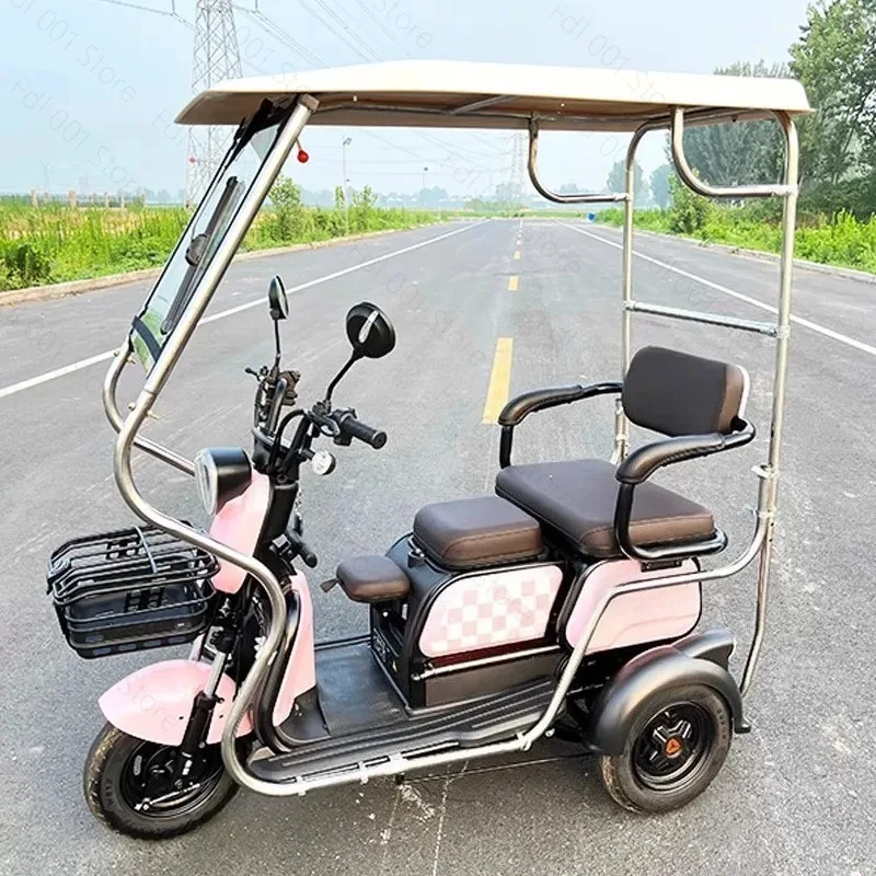 Not Contain Glass! Electric Tricycle Carport Canopy New Sunshade Canopy Anti-stainless Steel Does