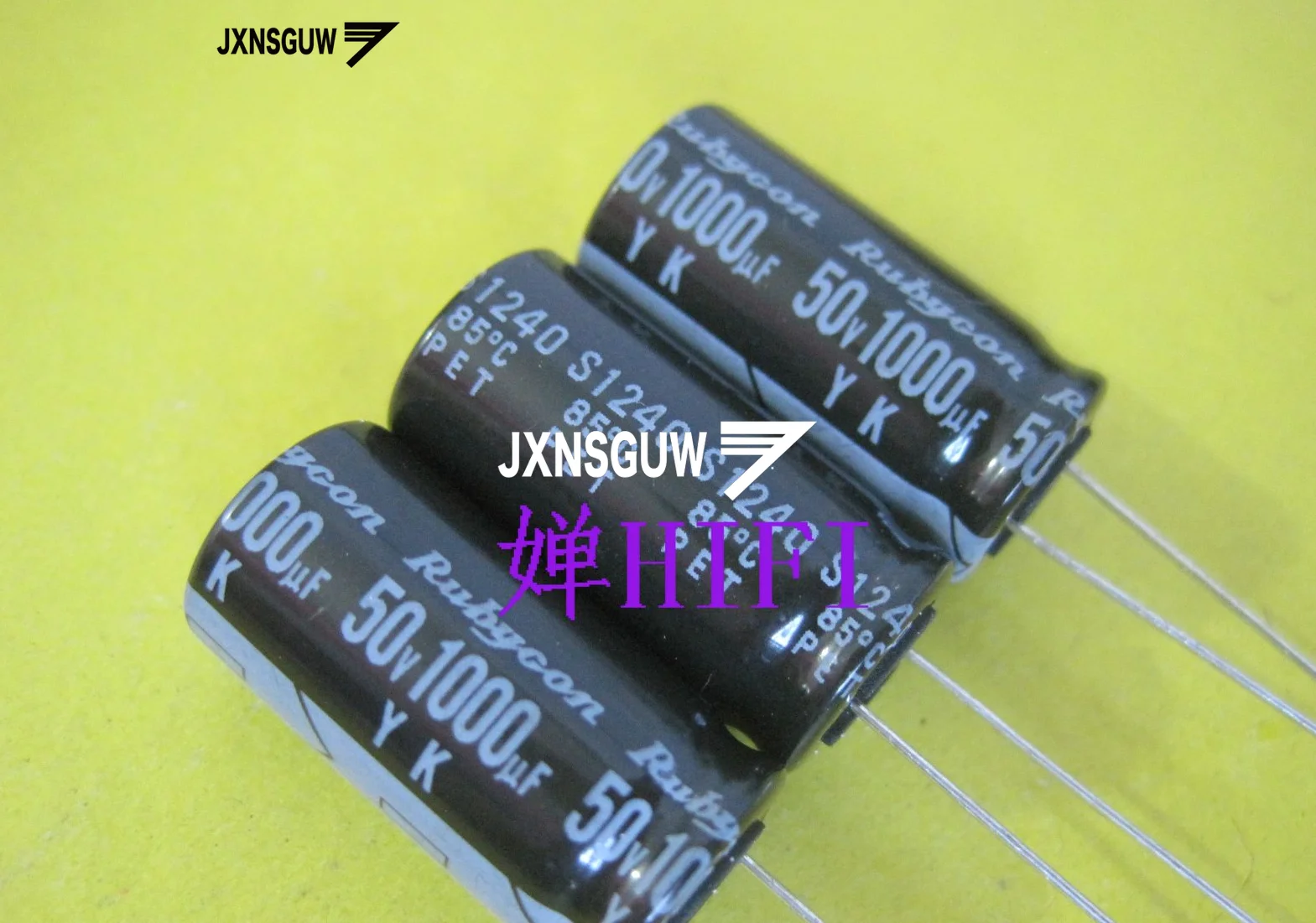 20PCS NEW RUBYCON YK 50V1000UF 12.5X25MM Aluminum electrolytic capacitors 1000uF/50v 85 degrees 1000UF 50V