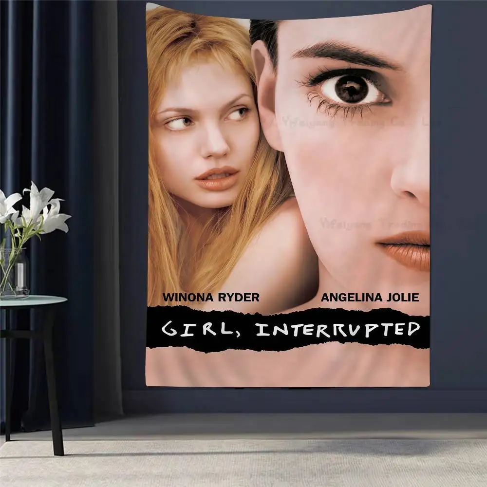 

Girl, Interrupted Movie Printed Large Wall Tapestry Cheap Hippie Wall Hanging Bohemian Wall Tapestries Mandala Home Decor