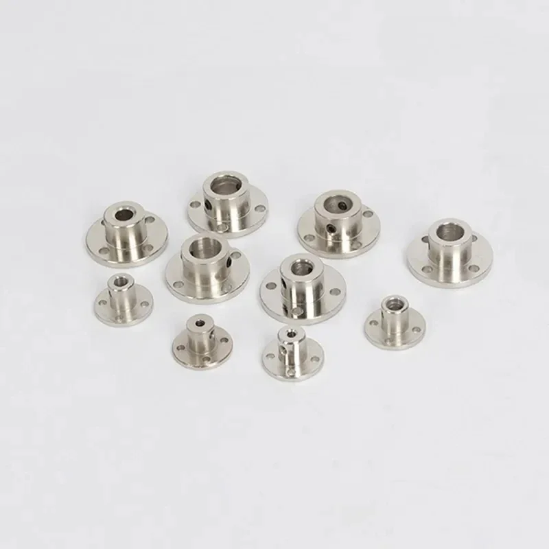 1-2pcs/lot Rigid Flange Coupling 2mm 3mm 3.17mm 4mm 5mm 6mm 6.35 7mm 8mm 10mm 11mm 12mm 14mm Motor Guide Shaft Coupler Connector