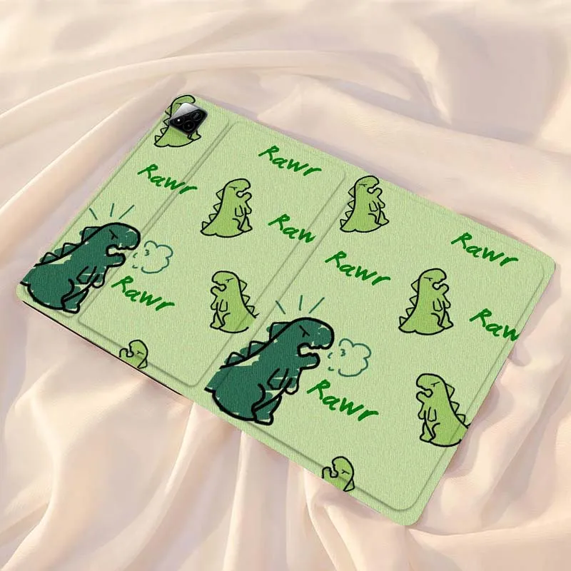 

Cute Dinosaur Pattern Art Tablet Case For Xiaomi Redmi Mi Pad 4 5 6 7 8 K SE Mini Pro Plus Max 10.1 11.2 inch