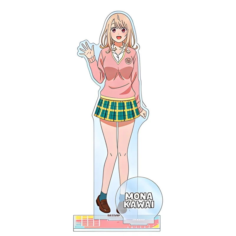 Anime edaka Kuroiwa Is Impervious to My Charms Keychains Acrylic Stand Tabletop Decorations Friends Gifts 15cm Double insertion