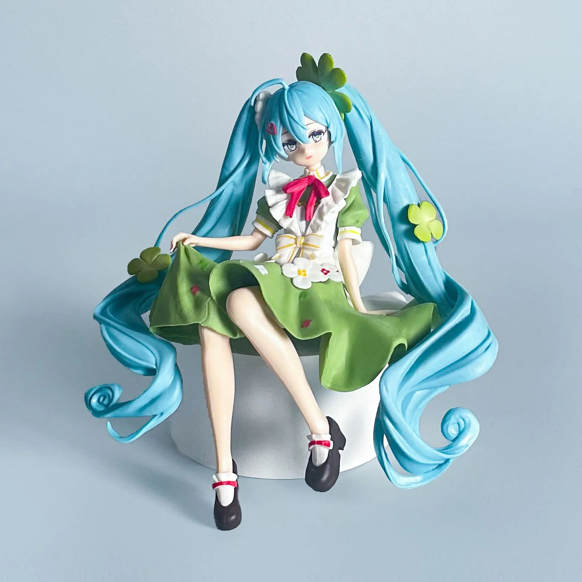 Kizuna Future figurine - Four-leaf clover flower fairy - Kizuna Mimi girl model decorative item