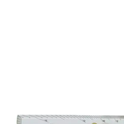 45cm Transparent PVC Parallel Ruler With Aluminum Chain For Plotter Navigation Chart Divider Measurement Marine Tool