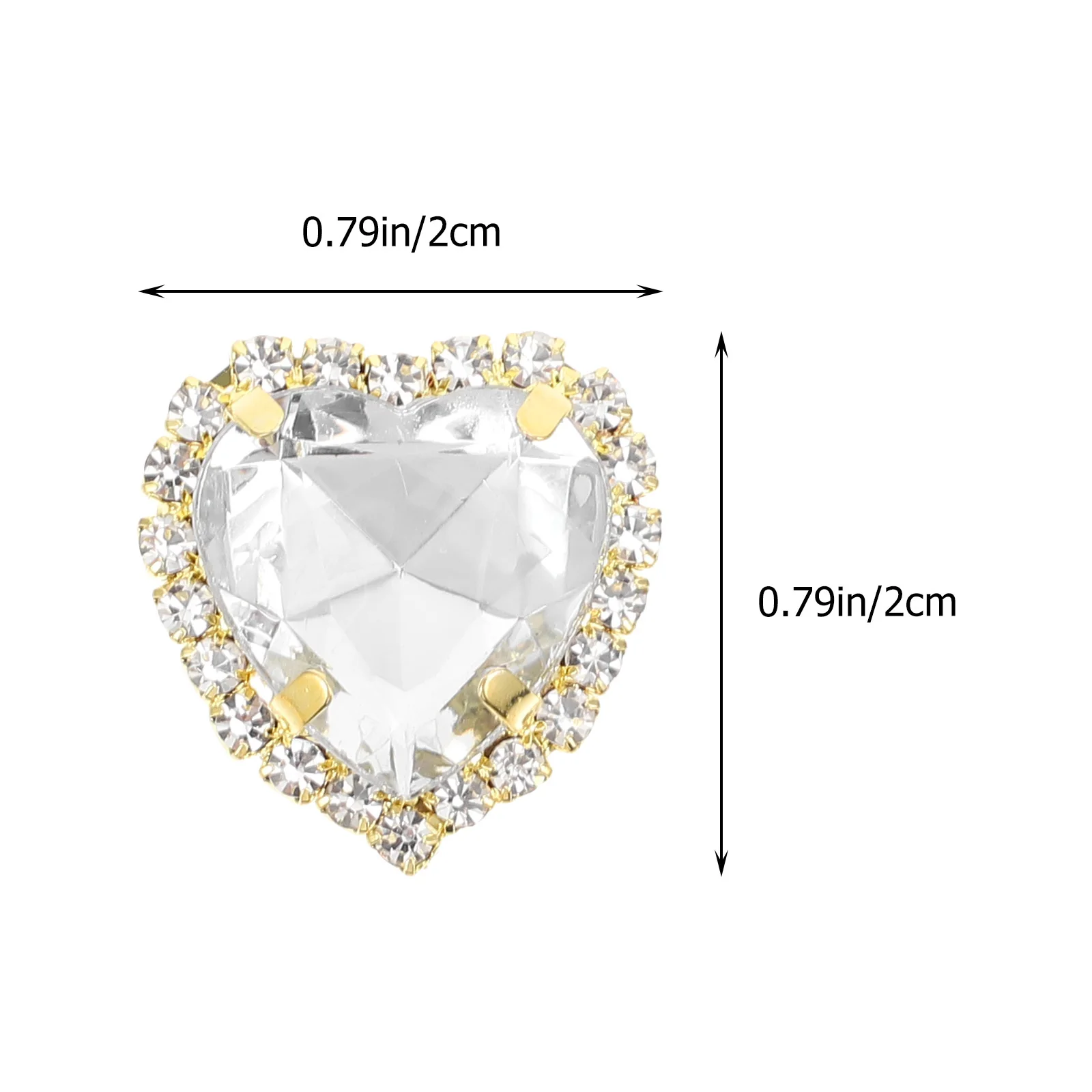 20 szt. DIY Szklane Cyrkonie do Szycia, Wysokiej Jakości Materiał, Lekkie Cyrkonie z Łapkami do Dekoracji Sukienek, Biżuterii, Torebek, Trwałe Akcesoria