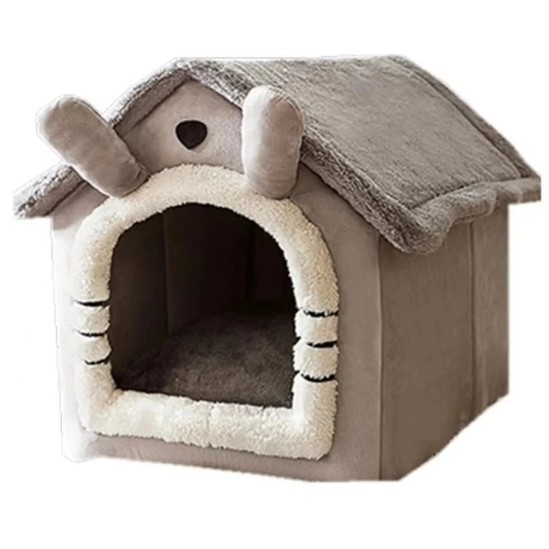 

Cat/Dog Bed Removableand Washable Foldable Pet Sleepping Bed Cat House Kennel For Dog House Indoor Cat Nest-T02C