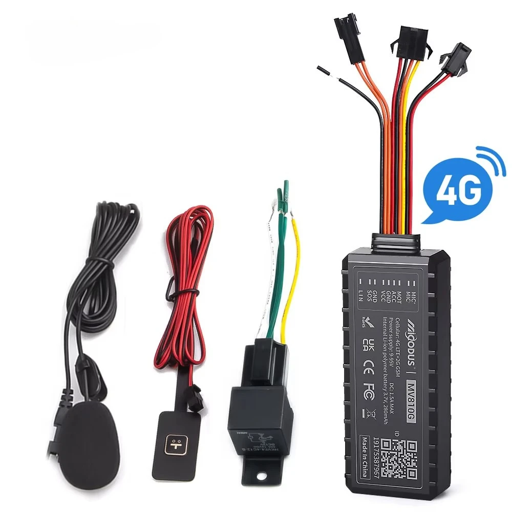 

Micodus MV810G Door Sensor Vehicle Tracking Device ACC Ignition Immobilizer Motorcycle Car 4G Gps Tracker With Engine Cut Off