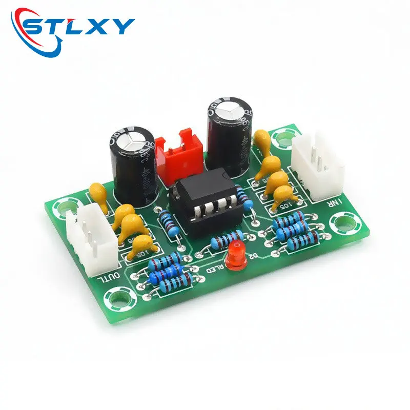 XH-A902 Audio Operational Preamplifier Board Module NE5532 Amplifier Front Panel Digital Tone Board Wide Voltage