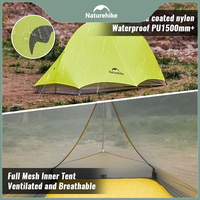 Naturehike Star Trail EXT Tent Ultra Light Camping Tent Single Outdoor Hiking Waterproof Tent 10D Nylon Cycling Backpacking Tent