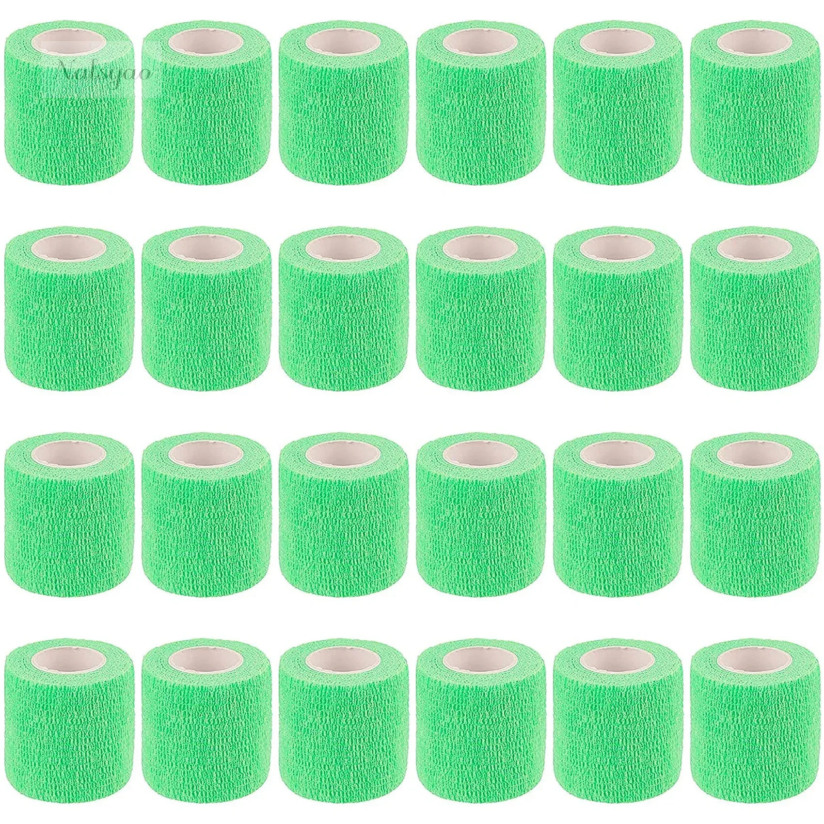 Wholesale 24 Rolls Self Adherent Wrap Breathable Elastic Cohesive Bandage for Athletic Support People & Pets First Aid
