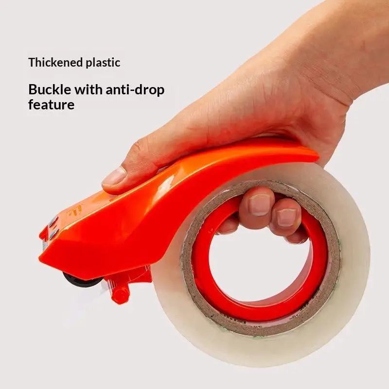 Heavy Duty Shipping Tape Dispenser Replaceable Reusable 10° Sloped Design for Commercial Moving Packing Tasks