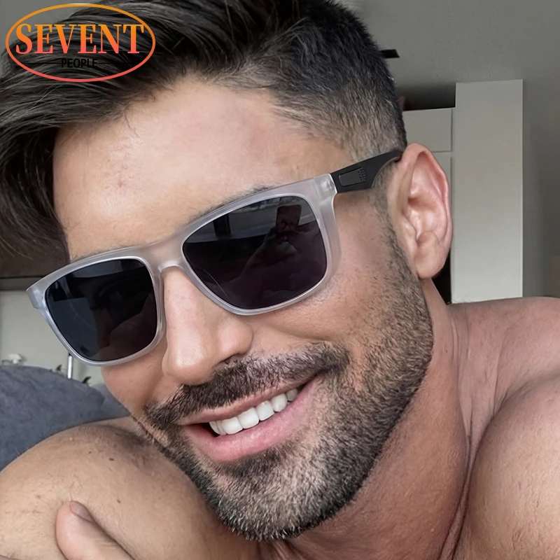 خمر الاستقطاب مستطيل فاسق النظارات الشمسية الرجال 2025 العلامة التجارية الفاخرة العصرية في الهواء الطلق القيادة نظارات شمسية للذكور ظلال كلاسيكية #5