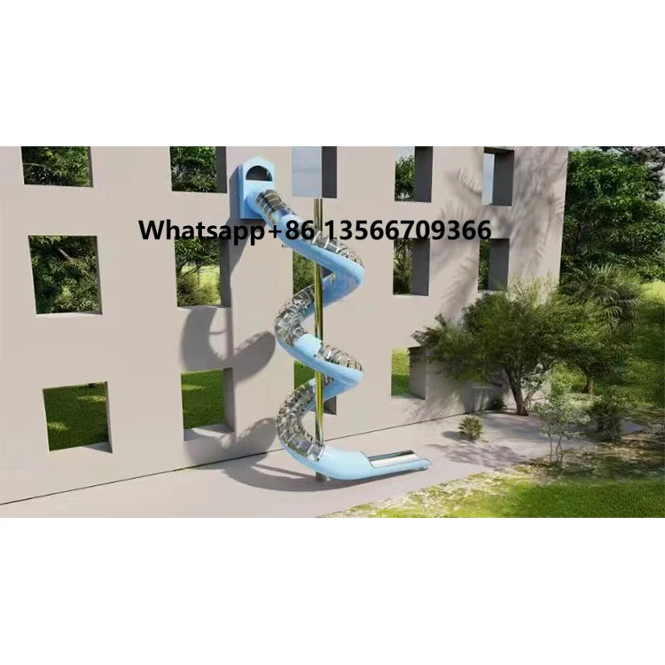 

Hanlin Design Attractions Playground Product Slide Mountain Playground Stainless Steel Slide Adult for Kids