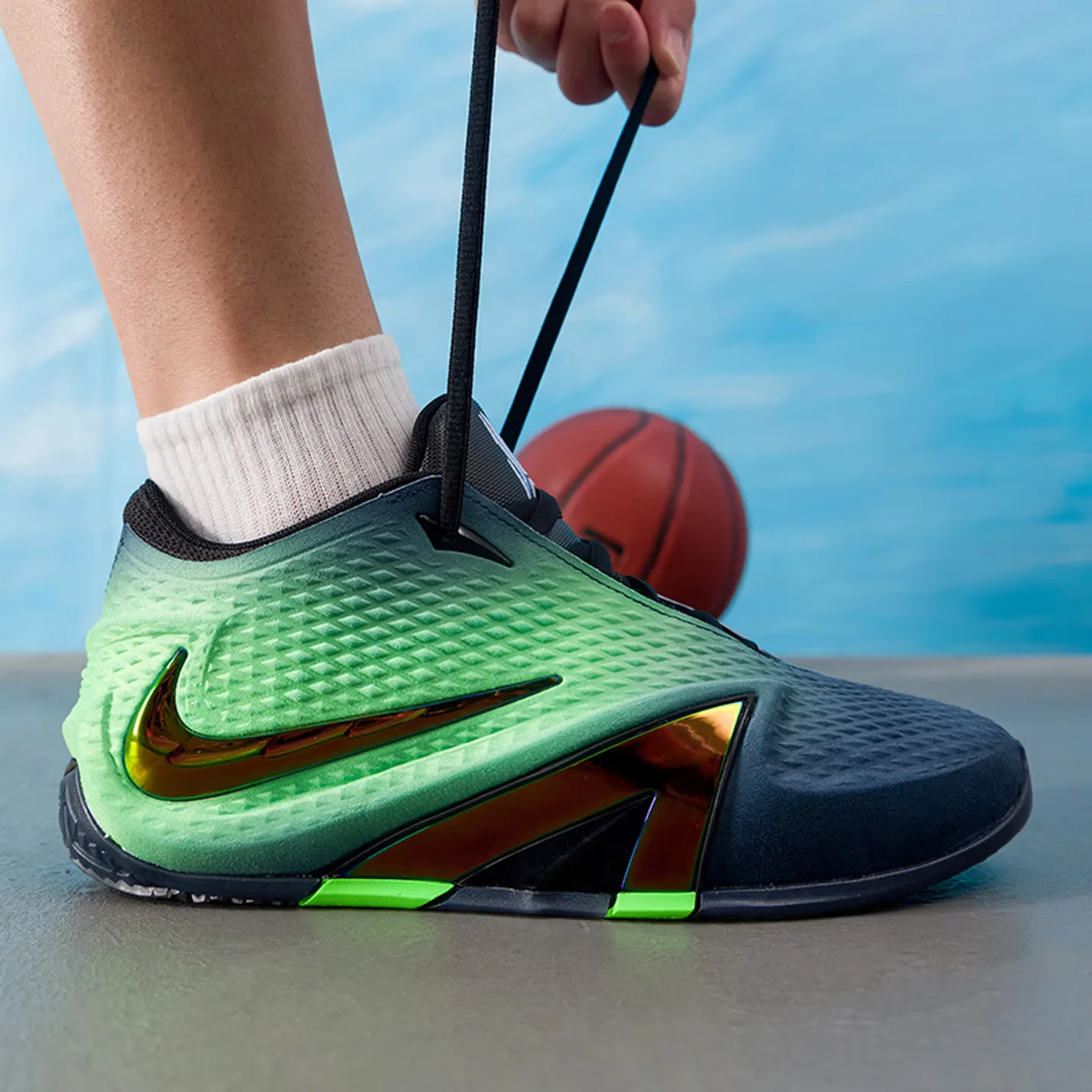 Nike Ja 4 Ep Sports Shoes Ja Morant 4Th Generation Men's Non-Slip and Wear-Resistant On-Court Actual Game Training Basketball Shoes Im4136-405
