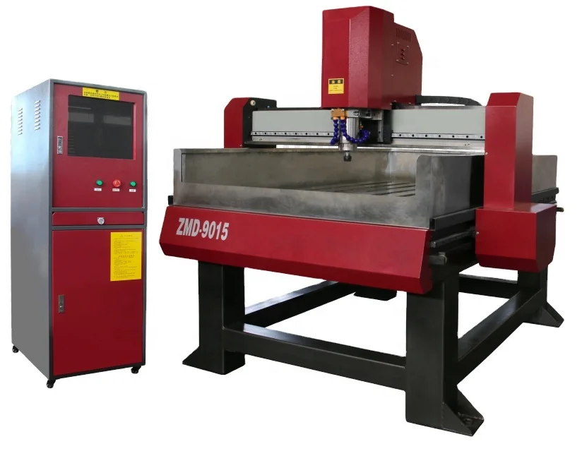 Manufacturer ZMD-9015 Tombstone CNC Machine, Pattern and Word Stone CNC Engraving Router