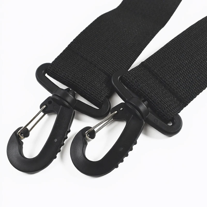 1/2/5Pcs 90-160cm Adjustable Shoulder Strap Replacement for Travel Luggage Crossbody Bag Backpack Nylon Webbing with Metal Hooks