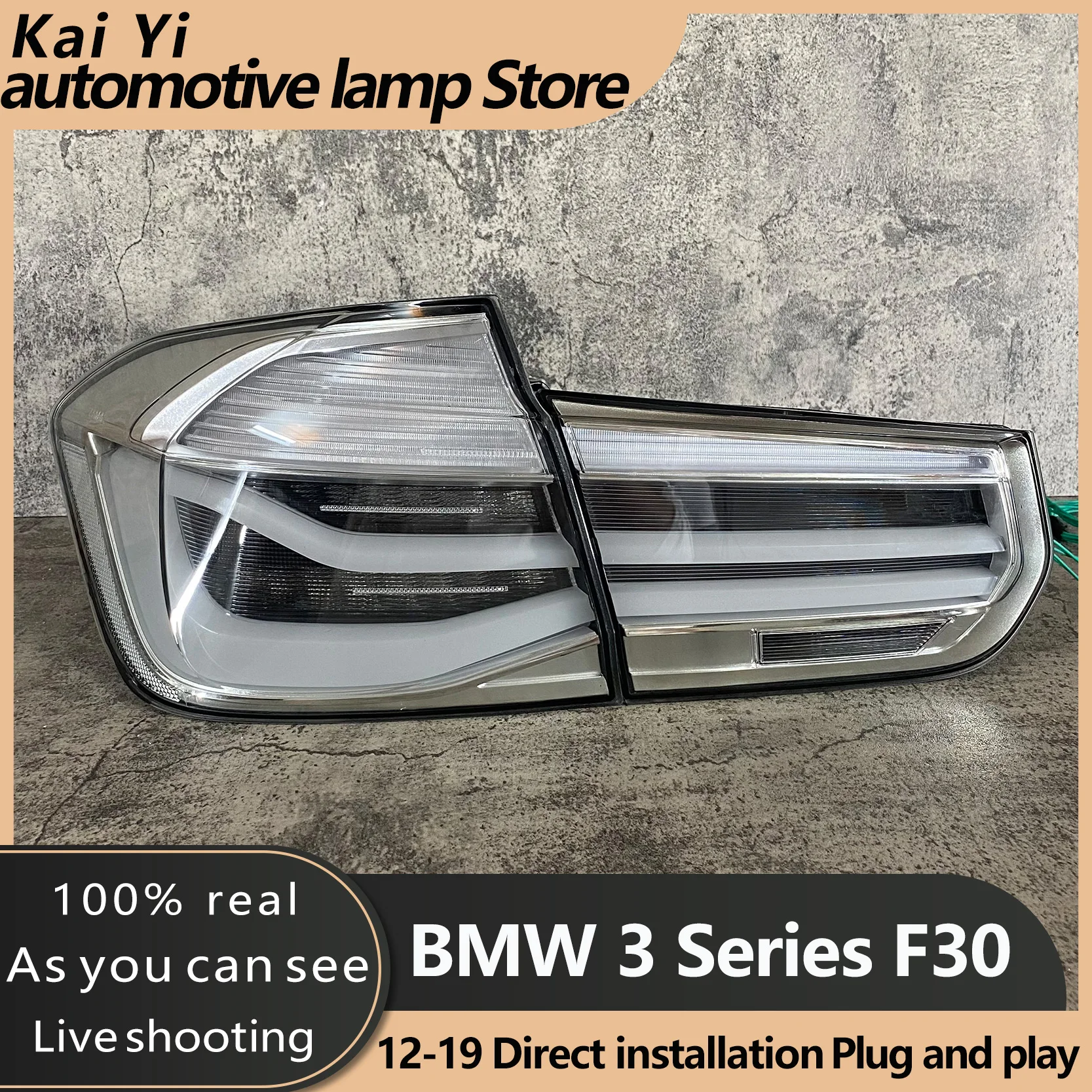 Apply to 3 Series tail light F30 F35 F80 m3 318 320 325 328 MP dynamic steering 2012-2019 m performance