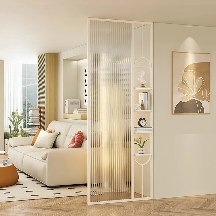 Factory Custom Screen Partition Entry Living Room Decorative Rack Bathroom Cabinet Entrance Bathroom Washbasin Glass Screen