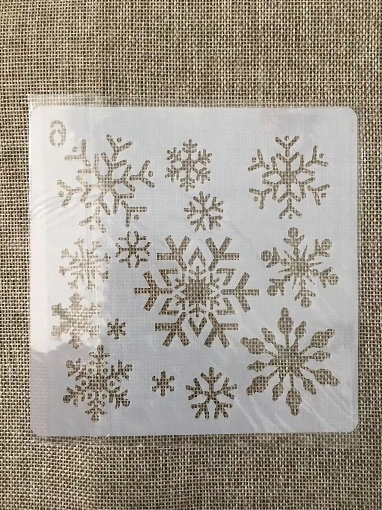 13cm Snowflake DIY Layering Stencils Wall Painting Scrapbook Coloring Embossing Album Decorative Template