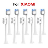 5/10PCS Toothbrushes Head for XIAOMI MIJIA T200 Soft DuPont Bristle Deep Cleaning Sonic Electric Toothbrush Nozzles