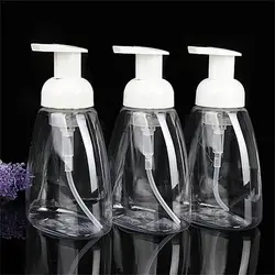 300ml Plastic Bottle Foam Pump Bottle Cleaning Bottle Hand Sanitizer Shampoo Dispenser Soap Liquid Bottle