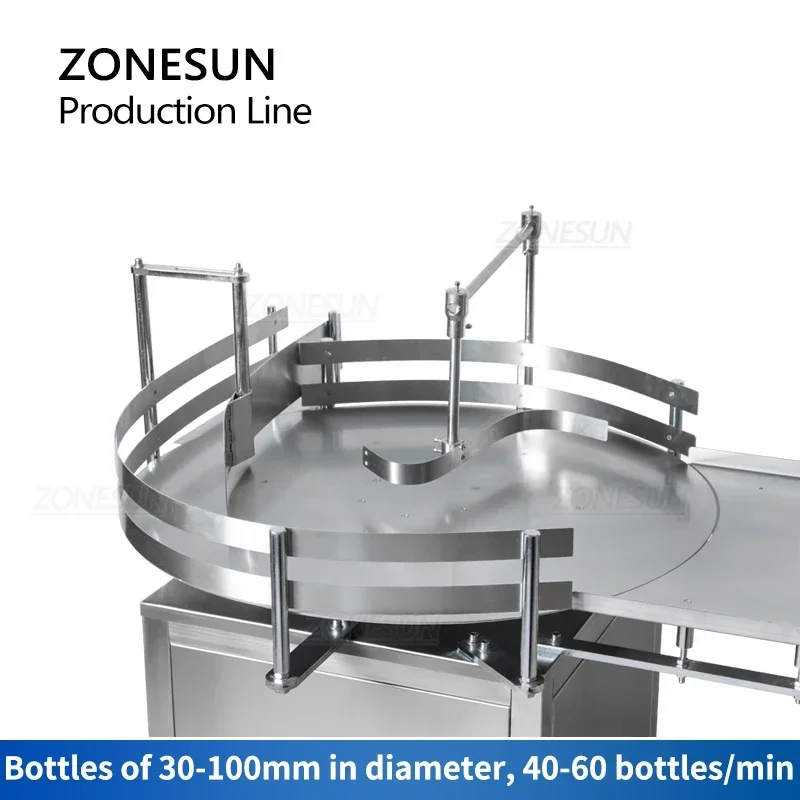 ZONESUN Vijzel Vullen Afdekken Poeder Productielijn Servomotor Fles Pot Meel Melk Chili Cacao Sluiting Afdichting ZS-FMYG1