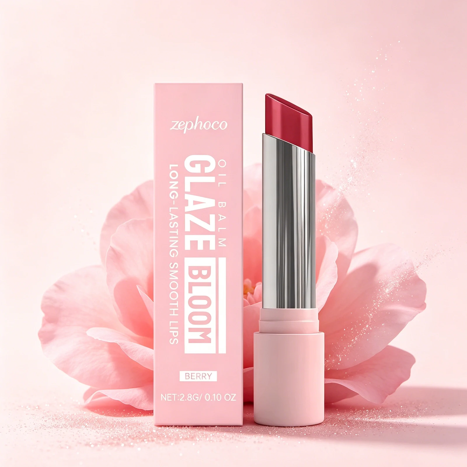 Zephoco 2.8g Fruit Juice Tinted Lip Balm Smooth Moisturizing Hydrating Lips Natural Shine Daily Care Portable